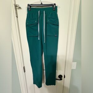 Hunter Green Scrub Pants with Pockets